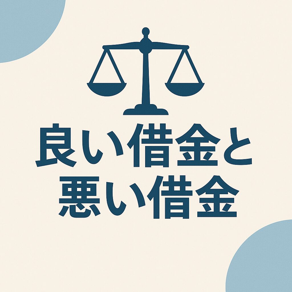 良い借金と悪い借金を見極める経営判断をテーマにした、こもれび社労士事務所のアイキャッチ画像