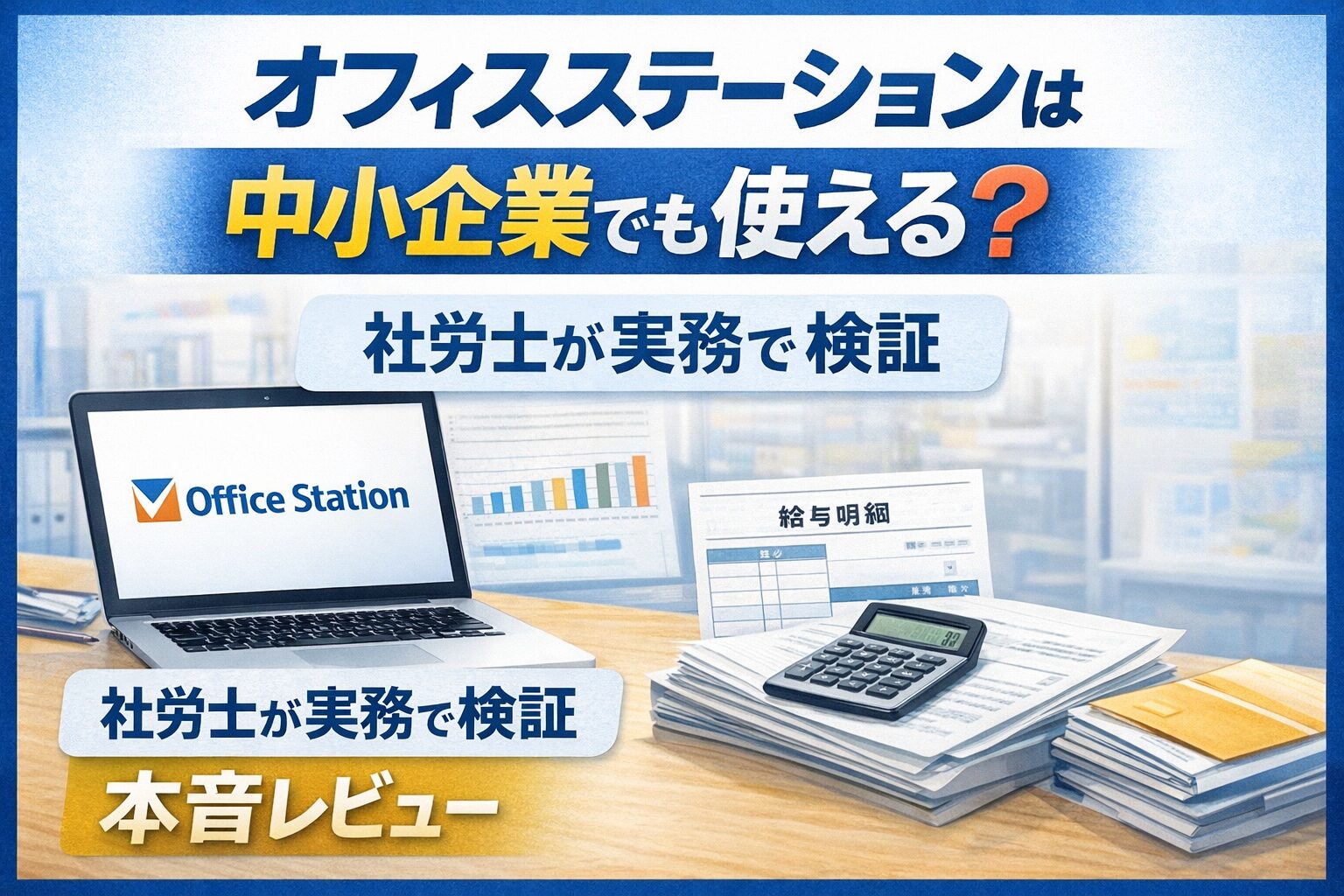 オフィスステーションは中小企業でも使える？社労士が給与計算で実務検証した本音レビュー