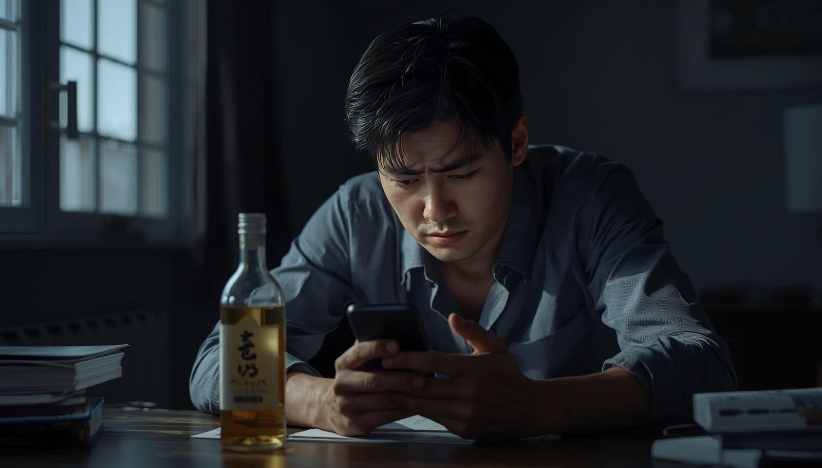 アルコール依存症で障害年金を受けられるか悩んでいる様子