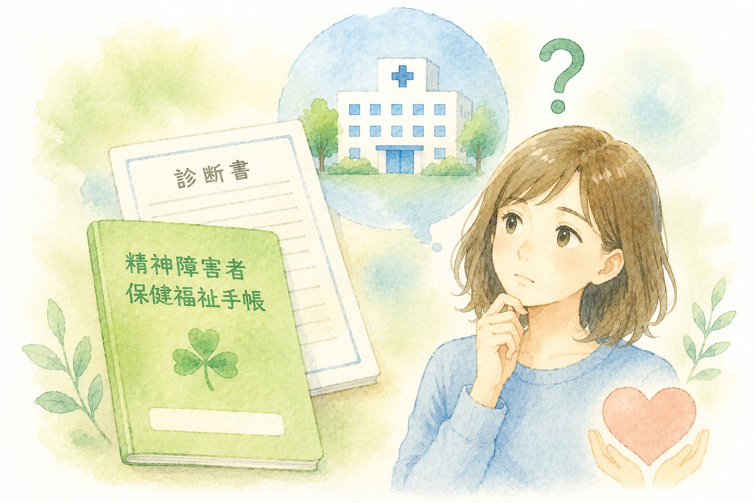 精神障害者保健福祉手帳の診断書を障害年金に活用する方法を解説するイメージ