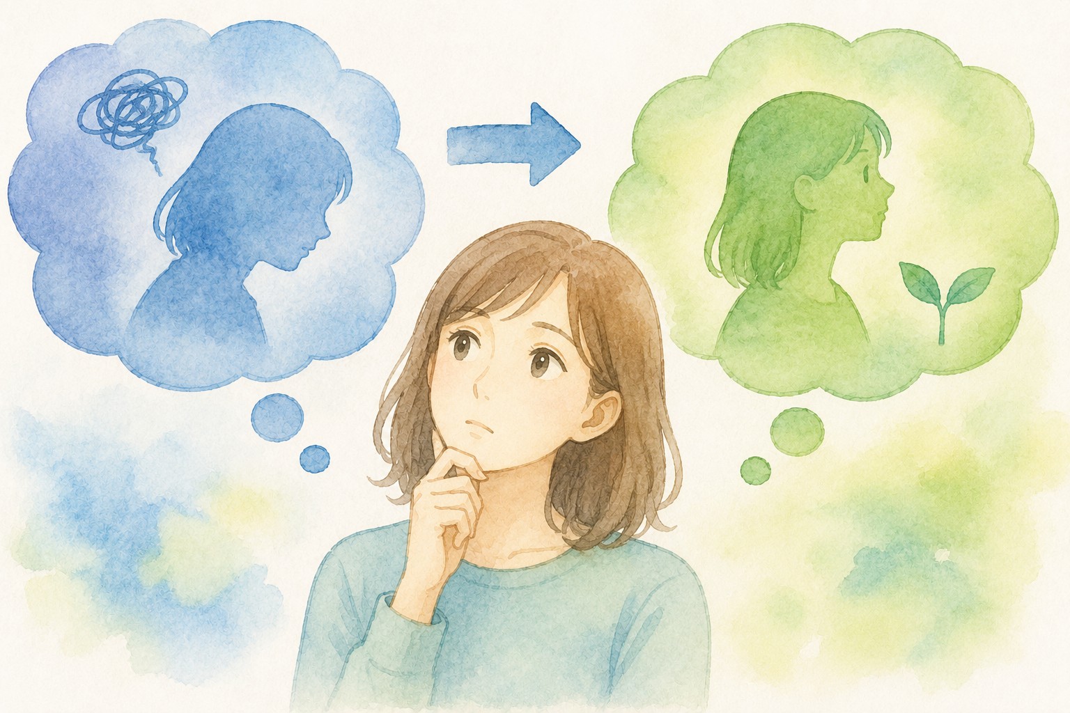 昔と今で診断名が違う場合の障害年金の初診日を解説するイメージ
