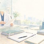 主治医から労災に否定的な意見を聞き、精神障害の労災申請について悩む相談者のイメージ