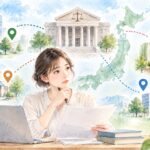 労働審判の管轄と遠方・リモート勤務の申立先を表すイメージ