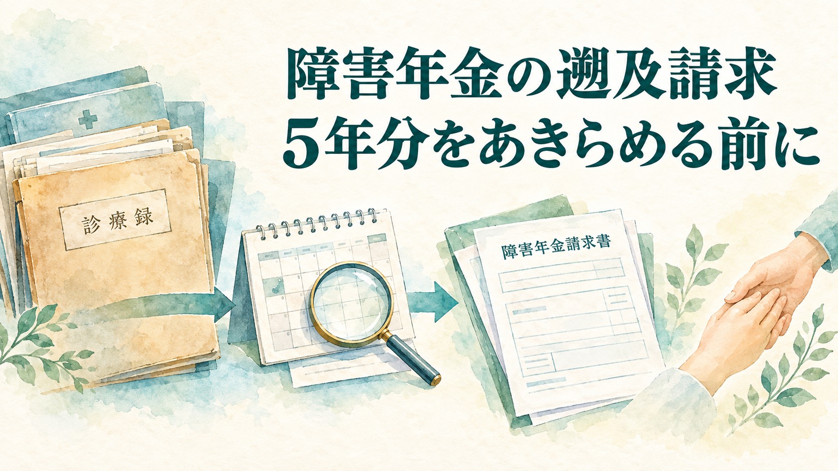障害年金の遡及請求｜5年分をあきらめる前に確認すること